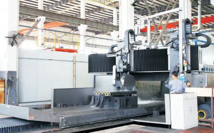 Processing gantry grinder
