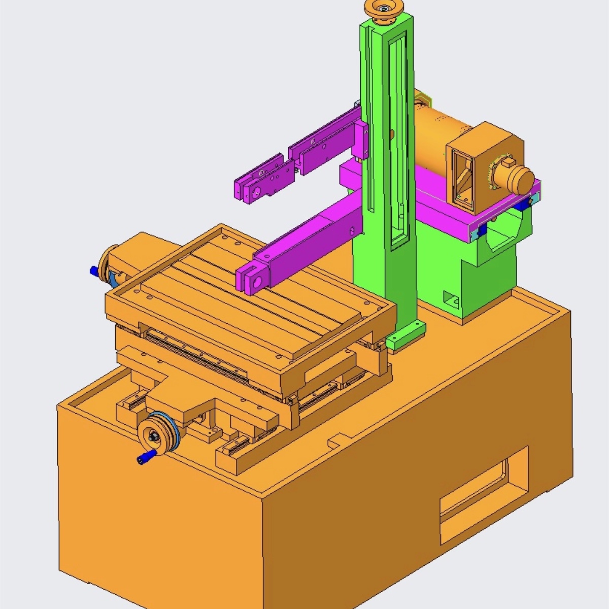 DK77 wire-cut EDM machine structure - stable 50-year proven design with five axes